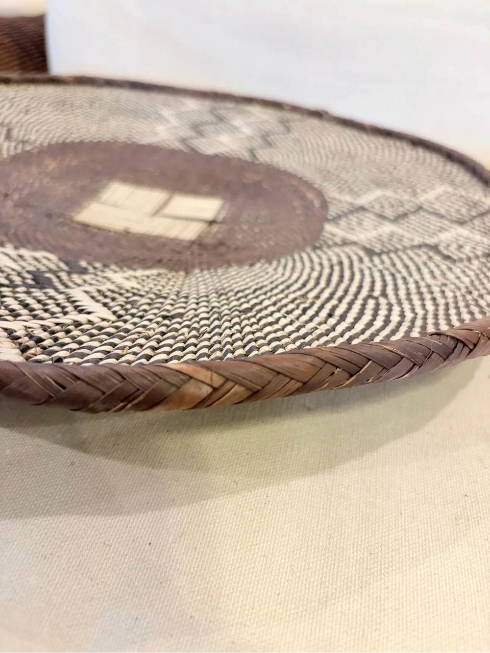NEW Africa Woven Basket. Made by the Binga people of Zambia/Zimbabwe